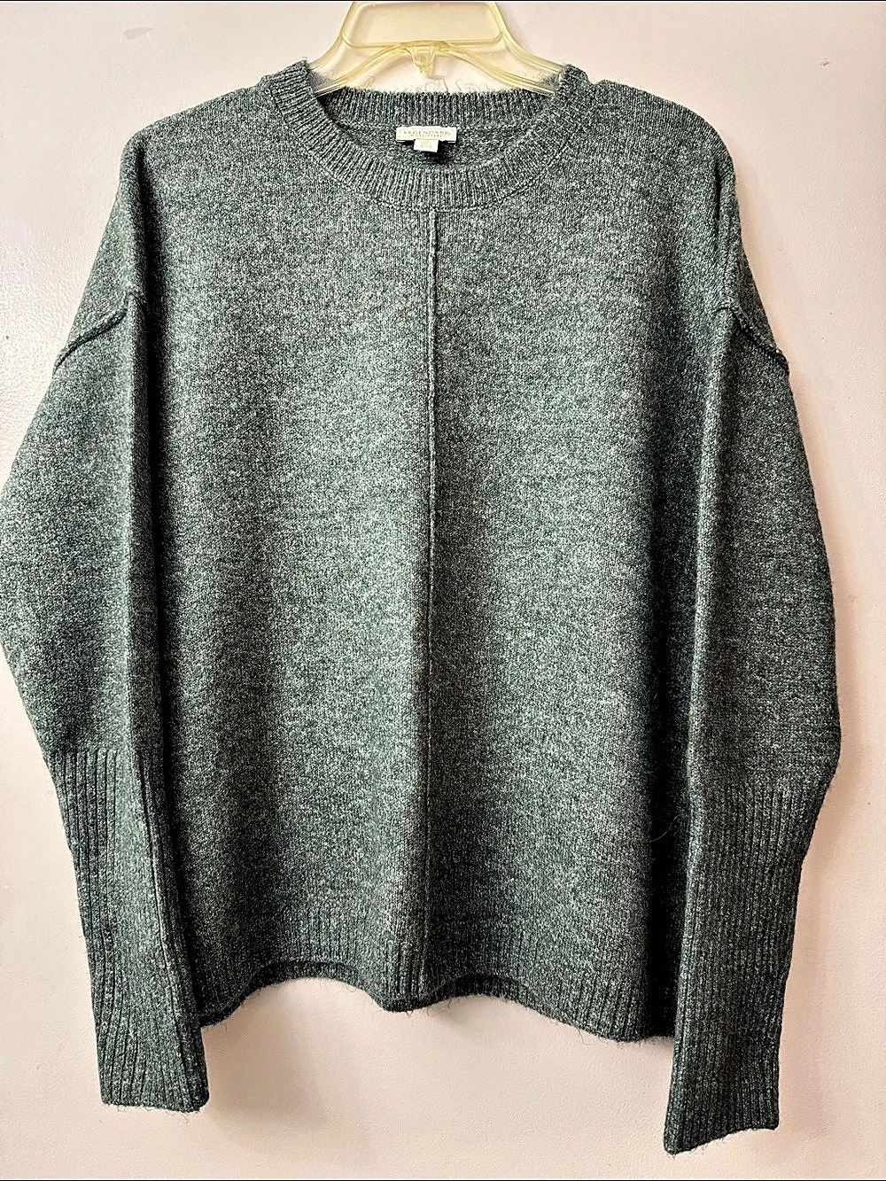 Legendary Whitetails Gray Knit Crewneck Sweater Size Large